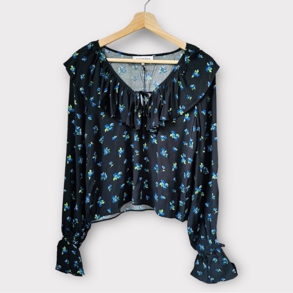 WeWoreWhat Ruffle Blouse - NWT - Picture 2 of 5